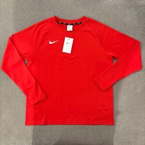 Nike Stock‎ Dri-FIT Pre-Game Long Sleeve Softball Top Women's Medium Red DC9106